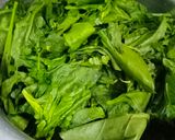 A picture of step 1 of Palak chicken 💖💖.