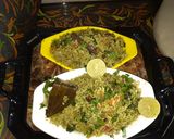 हेल्दी, पौष्टिक हंडी पालक पुलाव (palak pulao recipe in marathi) रेसिपी स्टेप 7 फोटो