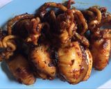 Foto langkah ke 2 dari resep Cumi bakar pedas.