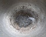 A picture of step 2 of Mamidikaya pulihora or mavinakayi chitrana / Mango rice.
