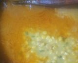 A picture of step 3 of Dal gosht with Zeera rice.
