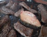 Foto del paso 3 de la receta Solomillo de ternera a la piedra con foie y reducción Pedro Ximénez