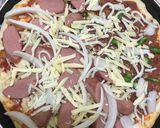 Foto langkah ke 6 dari resep Pizza teflon.