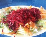 Foto del paso 5 de la receta: Hamburguesas de calabaza y zanahoria con ensalada colorida