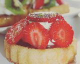 Foto del paso 1 de la receta Tartaletas de queso, mermelada, miel y frutas