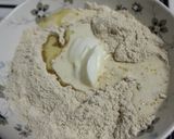 A picture of step 1 of Stuffed Keema Kulcha.