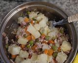 Foto del paso 3 de la receta: Reciclando Part2 Ensalada con atún, pollo caramelizado y plátano