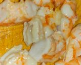 Foto del paso 6 de la receta Arroz cremoso de calamares, katsuobushi, y langostinos