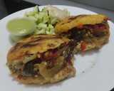 Foto del paso 15 de la receta: Arepas🥙rellenas con salteado de berenjenas y pimientos tatemados🍆🫑🧅