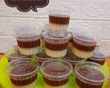 Foto langkah ke 3 dari resep Puding Tape Lapis Coklat.