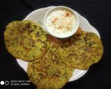 A picture of step 8 of Split yellow moong dal cheela/dhirde.