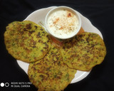 A picture of step 8 of Split yellow moong dal cheela/dhirde.