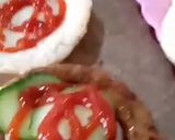 A picture of step 15 of Alo chana kabab.