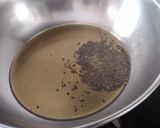 A picture of step 6 of Vangi Bhaat.