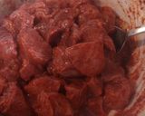 A picture of step 1 of Chicken tandoori masala.