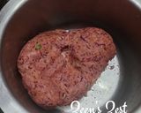 A picture of step 1 of Beetroot Rotis/Chapatis with Beetroot Onion Raita.