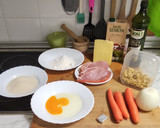Foto del paso 1 de la receta: Librito de lomo y queso con tortellini en salsa de zanahoria