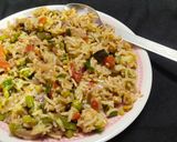 A picture of step 4 of Beans Pulao.