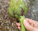 Foto del paso 1 de la receta: Alcauciles con vinagreta de ajo y limón