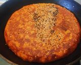 A picture of step 5 of Instant Suji Pan Cake (Handvo) 😋.