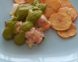 Spárga, sonkába baconbe göngyölve, zöldborsó pürével recept fázis 4 fotója