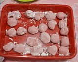 Foto langkah ke 5 dari resep Mochi Original isi coklat & kacang.
