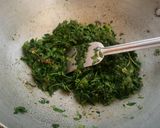 A picture of step 3 of Methi Aloo.