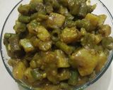 A picture of step 4 of Beans Sabji.