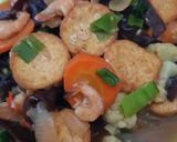 Foto langkah ke 6 dari resep Sapo Tahu Udang.