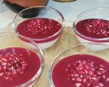 Une image de l'étape 8 de Recette italienne panna cotta à la grenade.