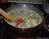 Azerbaijani yogurt soup herbs recipe step 12 photo