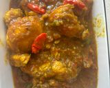 Foto langkah ke 6 dari resep Ayam bumbu kuning pedas tanpa santan.