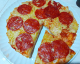 Foto del paso 22 de la receta: Pizza de pepperoni con una salsa de tomate casera