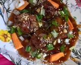 A picture of step 9 of Cabbage Manchurian Plate.