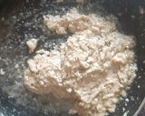 A picture of step 4 of Methi matar malai.