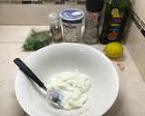 Foto del paso 5 de la receta: Falafel de garbanzos al horno con salsa de yogurt 🧆💚