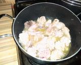 A picture of step 2 of Chicken and veggies stir fry.