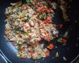 A picture of step 4 of Fish pie fillings.