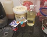 A picture of step 1 of Berry smoothie.