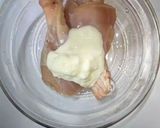 A picture of step 1 of Chicken Leg piece pakora.