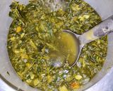 A picture of step 5 of Ghora saga Chuna paka saga.