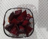 A picture of step 3 of Instant Beetroot Murabba.