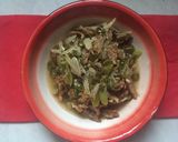Foto langkah ke 4 dari resep Tumis Teri dengan Tempe & Lamtoro/Pete Cina.