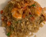 Foto langkah ke 5 dari resep Nasi Shirataki Goreng Udang.