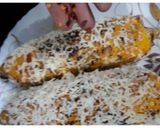 A picture of step 5 of Grilled Mexican Street Corn (Elote).