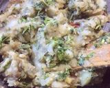 A picture of step 3 of Aloo baigan chokha.