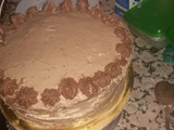 تورتة بكريمة الزبدة الامريكية