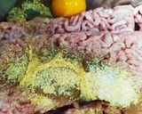 Foto del paso 1 de la receta: Rollo de carne con hummus y bacon