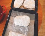 A picture of step 6 of Sourdough ciabatta bread.