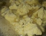 A picture of step 2 of Coconut burfi.